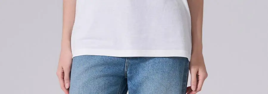 [포에버21] 남여공용 무지 반팔 티셔츠 3PACK기획 (화이트/블랙) 상세페이지 21